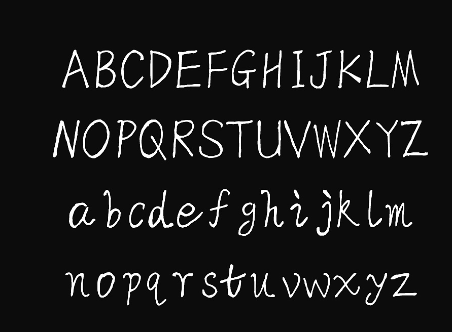 智勇手书体-英文版