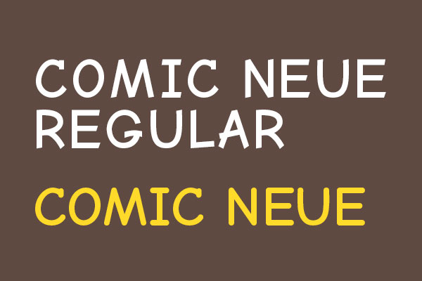 Comic Neue